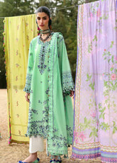 Zaha By Khadijah Shah Embroidered Lawn Suits Unstitched 3 Piece - ZH25NL 10A ELAYA