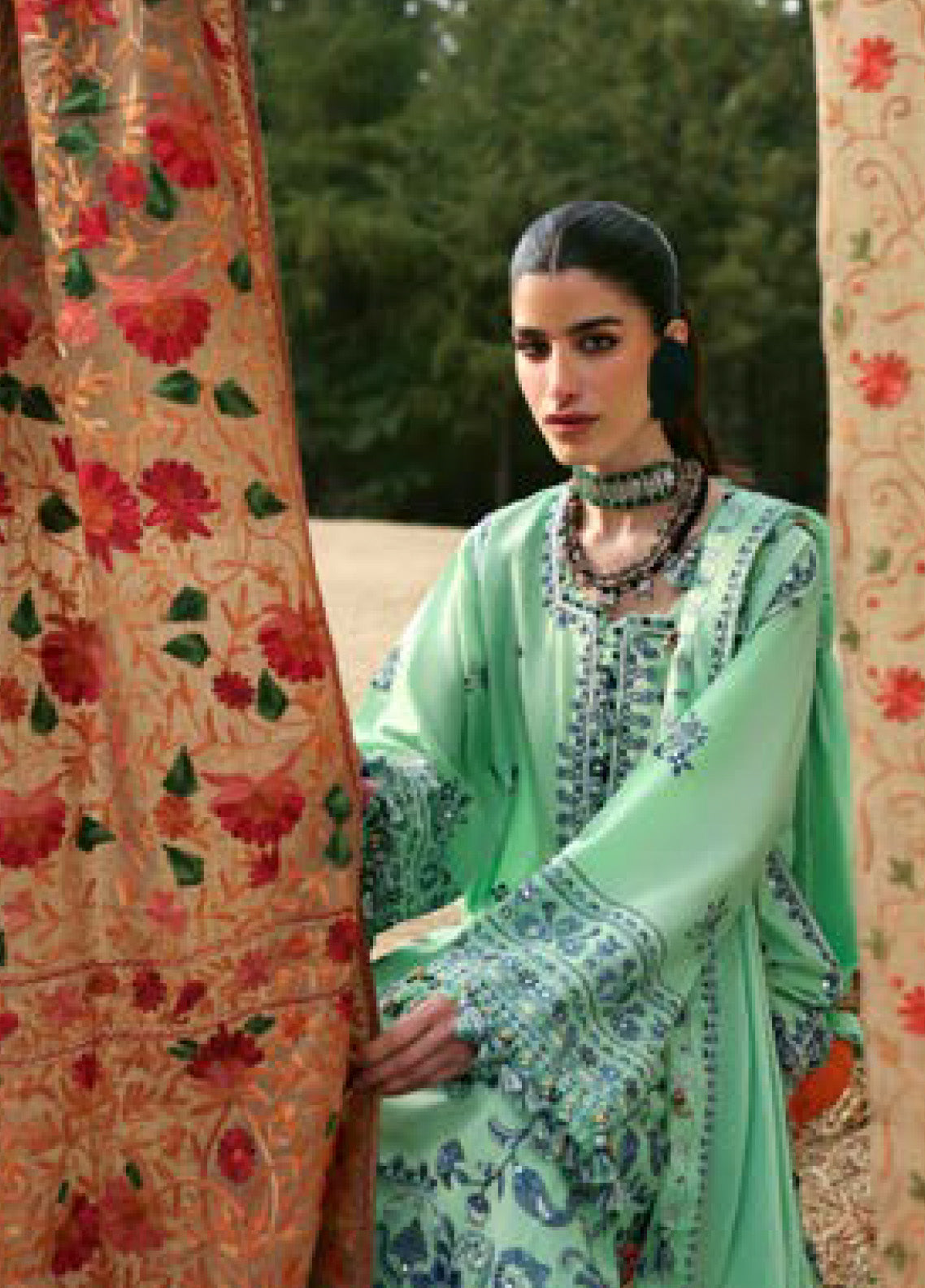 Zaha By Khadijah Shah Embroidered Lawn Suits Unstitched 3 Piece - ZH25NL 10A ELAYA Zaha By Khadijah Shah Embroidered Lawn Suits Unstitched 3 Piece - ZH25NL 10A ELAYA