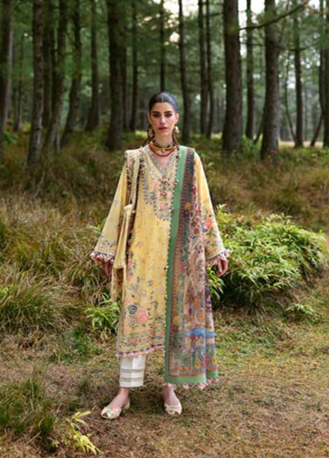 Zaha By Khadijah Shah Embroidered Lawn Suits Unstitched 3 Piece - ZH25NL 12A ZURI Zaha By Khadijah Shah Embroidered Lawn Suits Unstitched 3 Piece - ZH25NL 12A ZURI