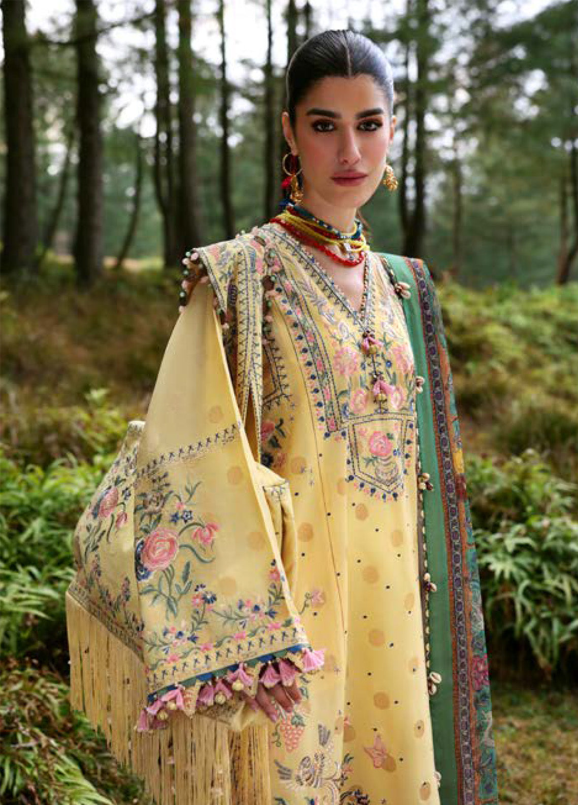 Zaha By Khadijah Shah Embroidered Lawn Suits Unstitched 3 Piece - ZH25NL 12A ZURI Zaha By Khadijah Shah Embroidered Lawn Suits Unstitched 3 Piece - ZH25NL 12A ZURI