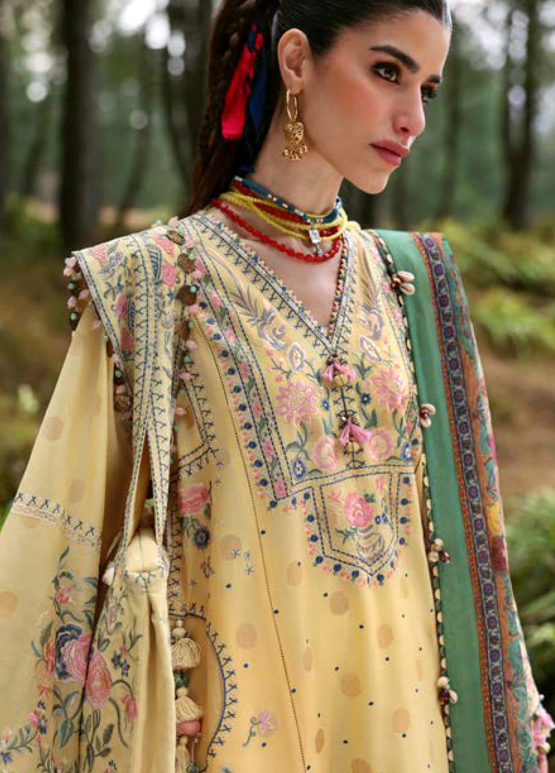 Zaha By Khadijah Shah Embroidered Lawn Suits Unstitched 3 Piece - ZH25NL 12A ZURI Zaha By Khadijah Shah Embroidered Lawn Suits Unstitched 3 Piece - ZH25NL 12A ZURI