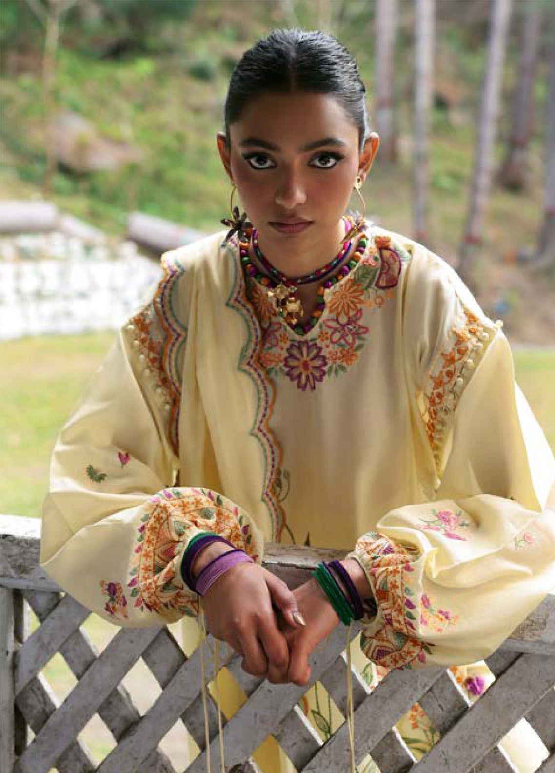 Zaha By Khadijah Shah Embroidered Lawn Suits Unstitched 3 Piece - ZH25NL 13A ZANIA Zaha By Khadijah Shah Embroidered Lawn Suits Unstitched 3 Piece - ZH25NL 13A ZANIA