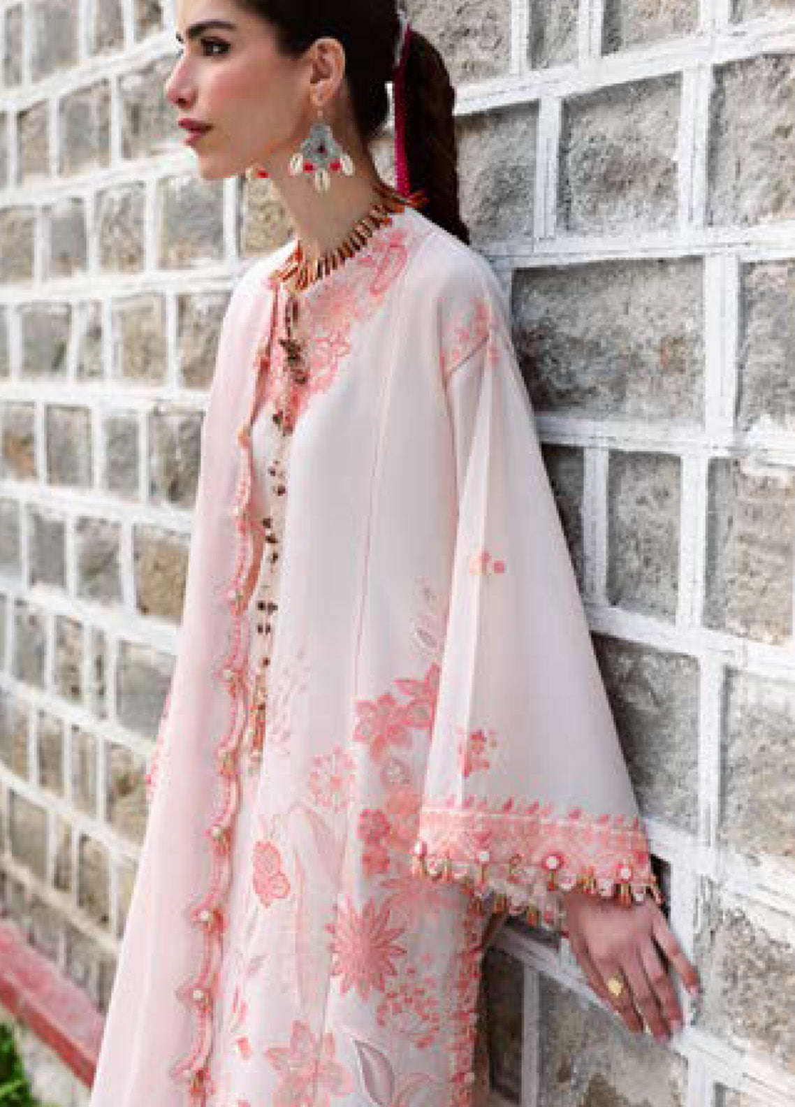 Zaha By Khadijah Shah Embroidered Lawn Suits Unstitched 3 Piece - ZH25NL 13B ZANIA Zaha By Khadijah Shah Embroidered Lawn Suits Unstitched 3 Piece - ZH25NL 13B ZANIA