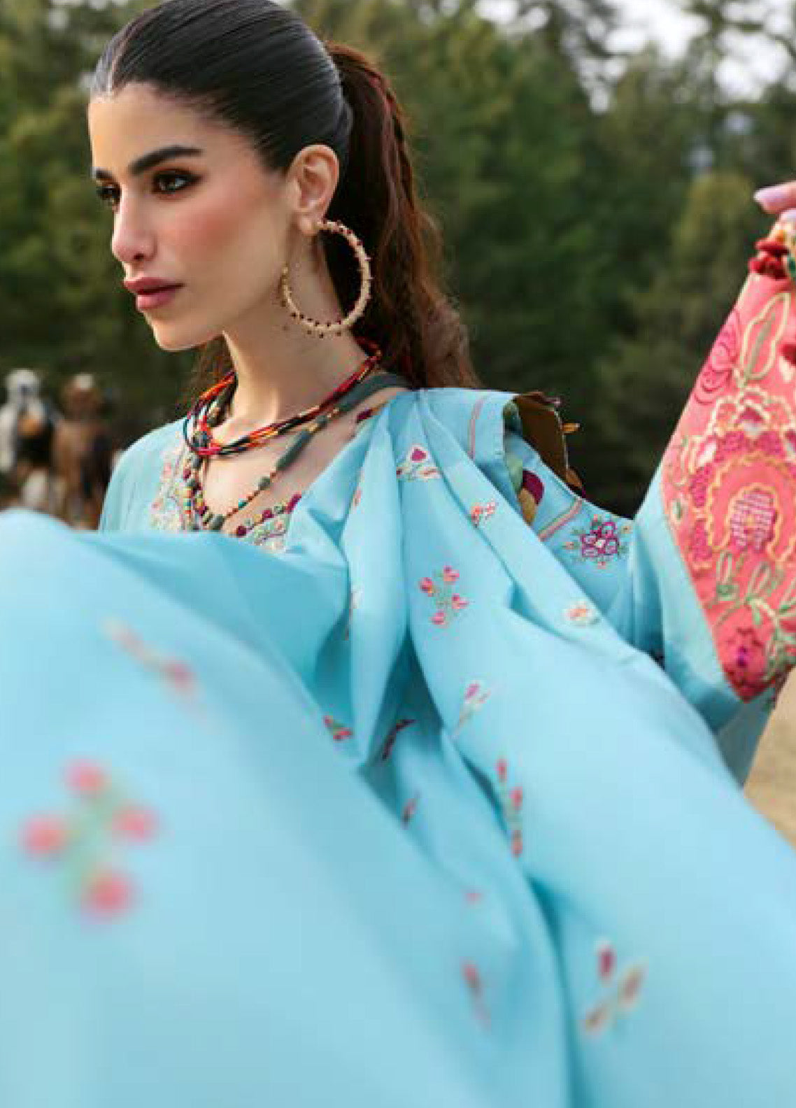 Zaha By Khadijah Shah Embroidered Lawn Suits Unstitched 3 Piece - ZH25NL 14A RHEA Zaha By Khadijah Shah Embroidered Lawn Suits Unstitched 3 Piece - ZH25NL 14A RHEA