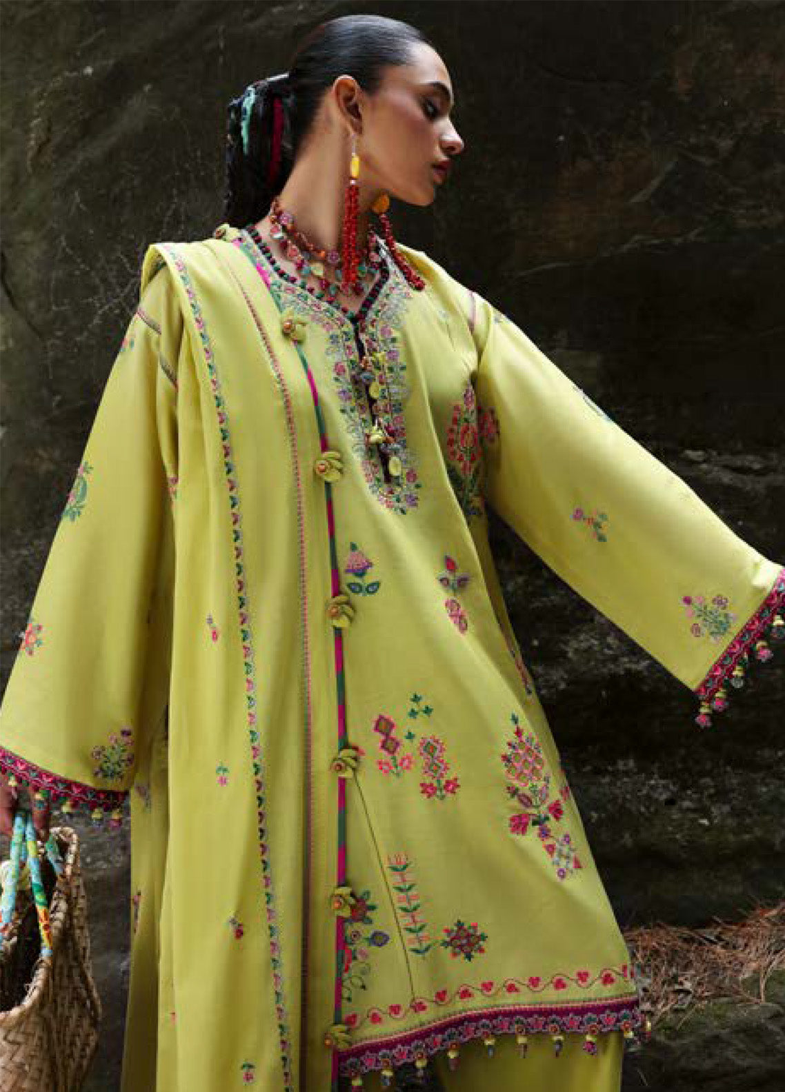 Zaha By Khadijah Shah Embroidered Lawn Suits Unstitched 3 Piece - ZH25NL 14B RHEA Zaha By Khadijah Shah Embroidered Lawn Suits Unstitched 3 Piece - ZH25NL 14B RHEA