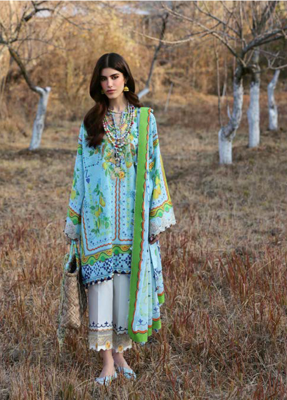 Zaha By Khadijah Shah Embroidered Lawn Suits Unstitched 3 Piece - ZH25NL 4B DAHLIA Zaha By Khadijah Shah Embroidered Lawn Suits Unstitched 3 Piece - ZH25NL 4B DAHLIA