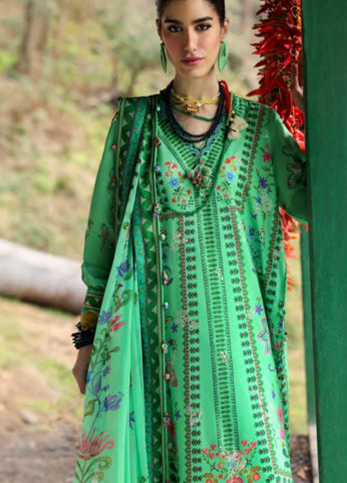 Zaha By Khadijah Shah Embroidered Lawn Suits Unstitched 3 Piece - ZH25NL 6A AMANI Zaha By Khadijah Shah Embroidered Lawn Suits Unstitched 3 Piece - ZH25NL 6A AMANI