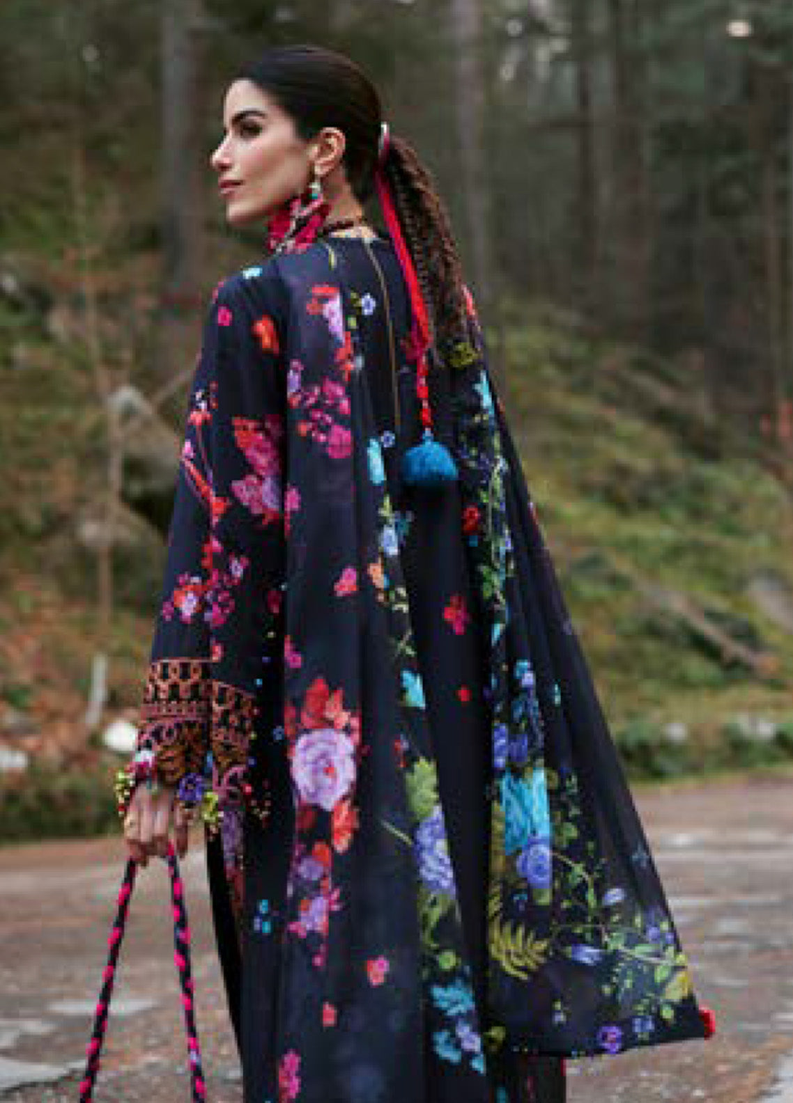 Zaha By Khadijah Shah Embroidered Lawn Suits Unstitched 3 Piece - ZH25NL 7A ALYA Zaha By Khadijah Shah Embroidered Lawn Suits Unstitched 3 Piece - ZH25NL 7A ALYA