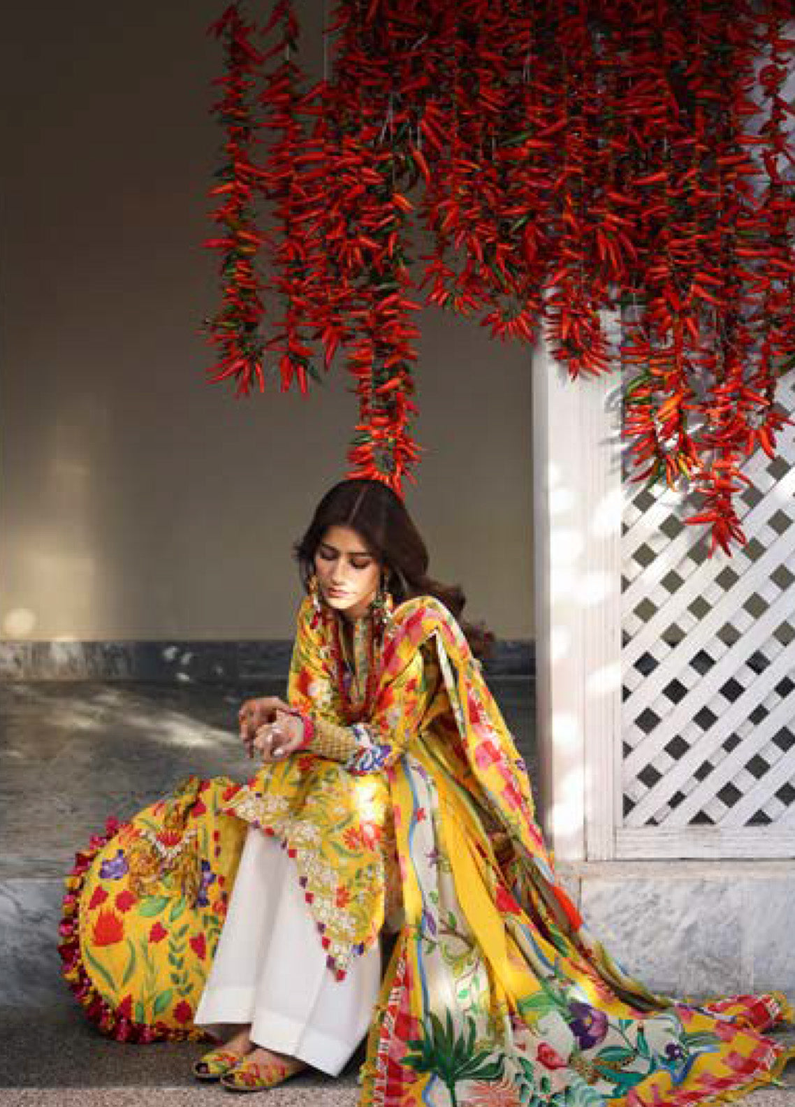 Zaha By Khadijah Shah Embroidered Lawn Suits Unstitched 3 Piece - ZH25NL 8A ZARAAH Zaha By Khadijah Shah Embroidered Lawn Suits Unstitched 3 Piece - ZH25NL 8A ZARAAH