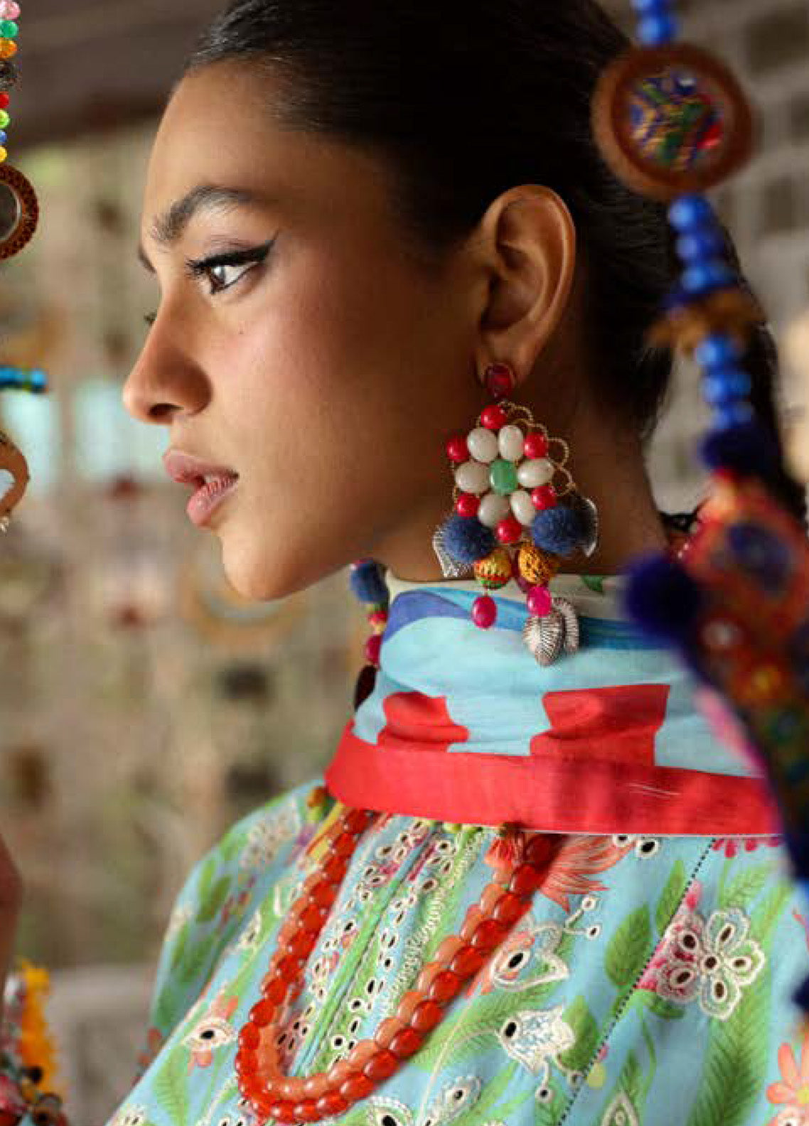 Zaha By Khadijah Shah Embroidered Lawn Suits Unstitched 3 Piece - ZH25NL 8B ZARAAH Zaha By Khadijah Shah Embroidered Lawn Suits Unstitched 3 Piece - ZH25NL 8B ZARAAH