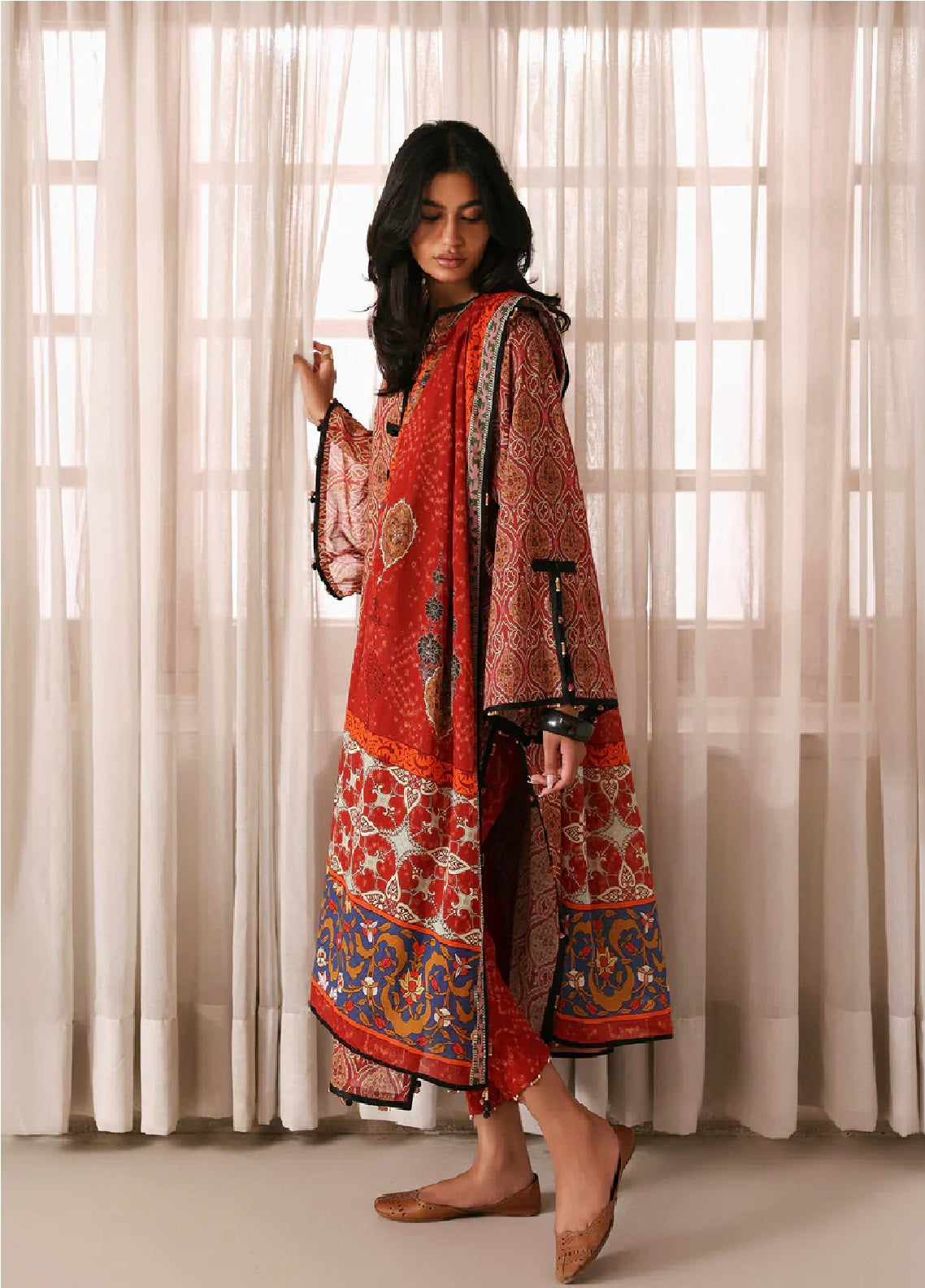 Zaha By Khadijah Shah Amaya Printed Lawn 3 Piece Unstitched Suits ZH26AP D-APL-10 ZAREEN Zaha By Khadijah Shah Amaya Printed Lawn 3 Piece Unstitched Suits ZH26AP D-APL-10 ZAREEN