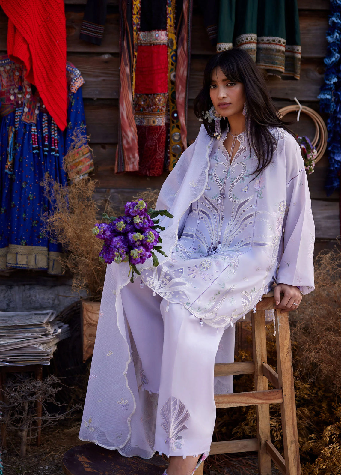 Zaha By Khadijah Shah Meili Festive Embroidered Lawn 3 Piece Unstitched Suits ZH26ML D-10B SHUIMEI Zaha By Khadijah Shah Meili Festive Embroidered Lawn 3 Piece Unstitched Suits ZH26ML D-10B SHUIMEI