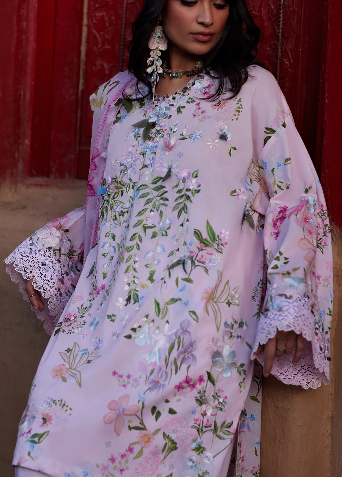 Zaha By Khadijah Shah Meili Festive Embroidered Lawn 3 Piece Unstitched Suits ZH26ML D-12A JIA Zaha By Khadijah Shah Meili Festive Embroidered Lawn 3 Piece Unstitched Suits ZH26ML D-12A JIA