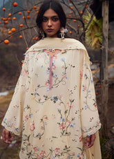 Zaha By Khadijah Shah Meili Festive Embroidered Lawn 3 Piece Unstitched Suits ZH26ML D-4B JIAYIN
