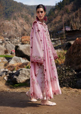 Zaha By Khadijah Shah Meili Festive Embroidered Lawn 3 Piece Unstitched Suits ZH26ML D-6B BI YUN