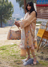 Zaha By Khadijah Shah Meili Festive Embroidered Lawn 3 Piece Unstitched Suits ZH26ML D-7A MI SE