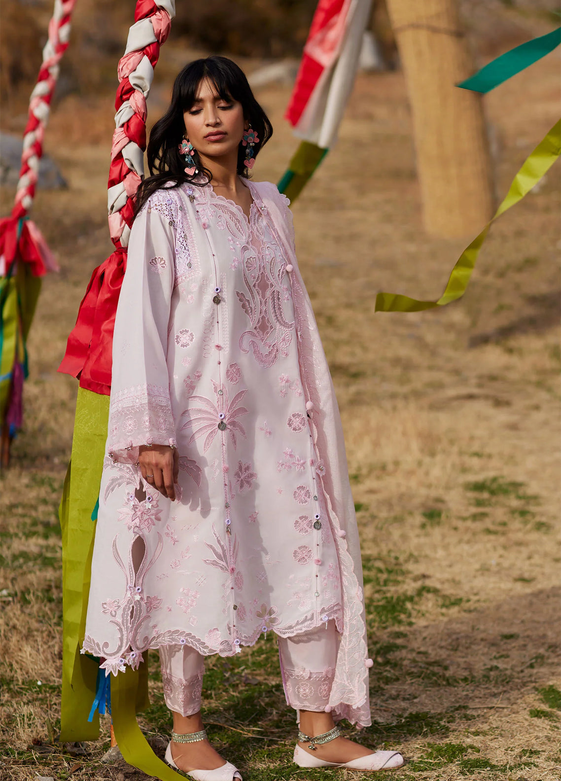 Zaha By Khadijah Shah Meili Festive Embroidered Lawn 3 Piece Unstitched Suits ZH26ML D-9B FEN YUN Zaha By Khadijah Shah Meili Festive Embroidered Lawn 3 Piece Unstitched Suits ZH26ML D-9B FEN YUN