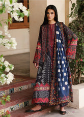 Zaha By Khadijah Shah Printed Lawn 3 Piece Unstitched Suits ZH26AP D-APL-03 NOIRA