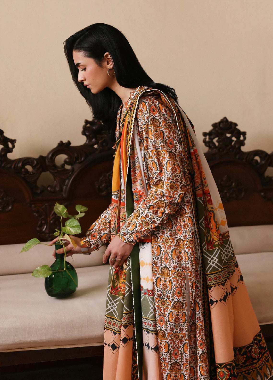 Zaha By Khadijah Shah Printed Lawn 3 Piece Unstitched Suits ZH26AP D-APL-05 SAHAR Zaha By Khadijah Shah Printed Lawn 3 Piece Unstitched Suits ZH26AP D-APL-05 SAHAR