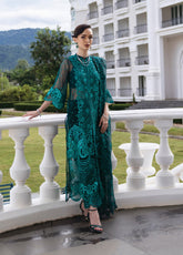 Zainab Chottani Embroidered Organza Suits Unstitched 3 Piece - ZC24WF 01 ZEINA