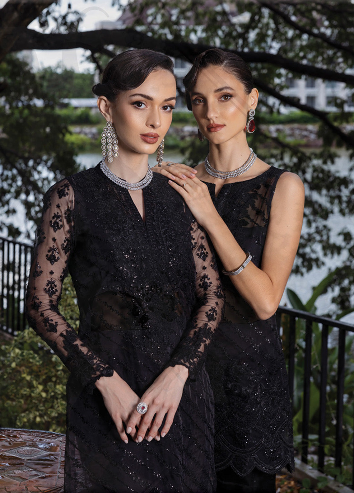 Zainab Chottani Embroidered Organza Suits Unstitched 3 Piece - ZC24WF 06 DOREE Zainab Chottani Embroidered Organza Suits Unstitched 3 Piece - ZC24WF 06 DOREE