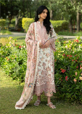 Zainab Chottani Luxury Embroidered Lawn 3 Piece Unstitched Suit ZC26LL D-14 ILSA