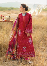 Zainab Chottani Luxury Embroidered Lawn 3 Piece Unstitched Suit ZC26SS D-07 ZAMIRA