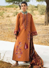 Zainab Chottani Luxury Embroidered Lawn 3 Piece Unstitched Suit ZC26SS D-18 ORLINA