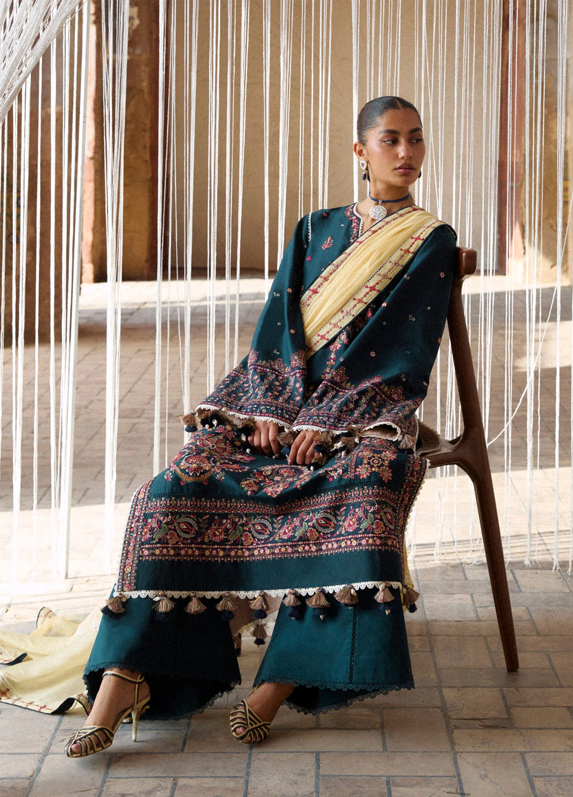 Zan By Hussain Rehar Embroidered Lawn 3 Piece Unstitched Suit HR26ZSS D-CINKO Zan By Hussain Rehar Embroidered Lawn 3 Piece Unstitched Suit HR26ZSS D-CINKO