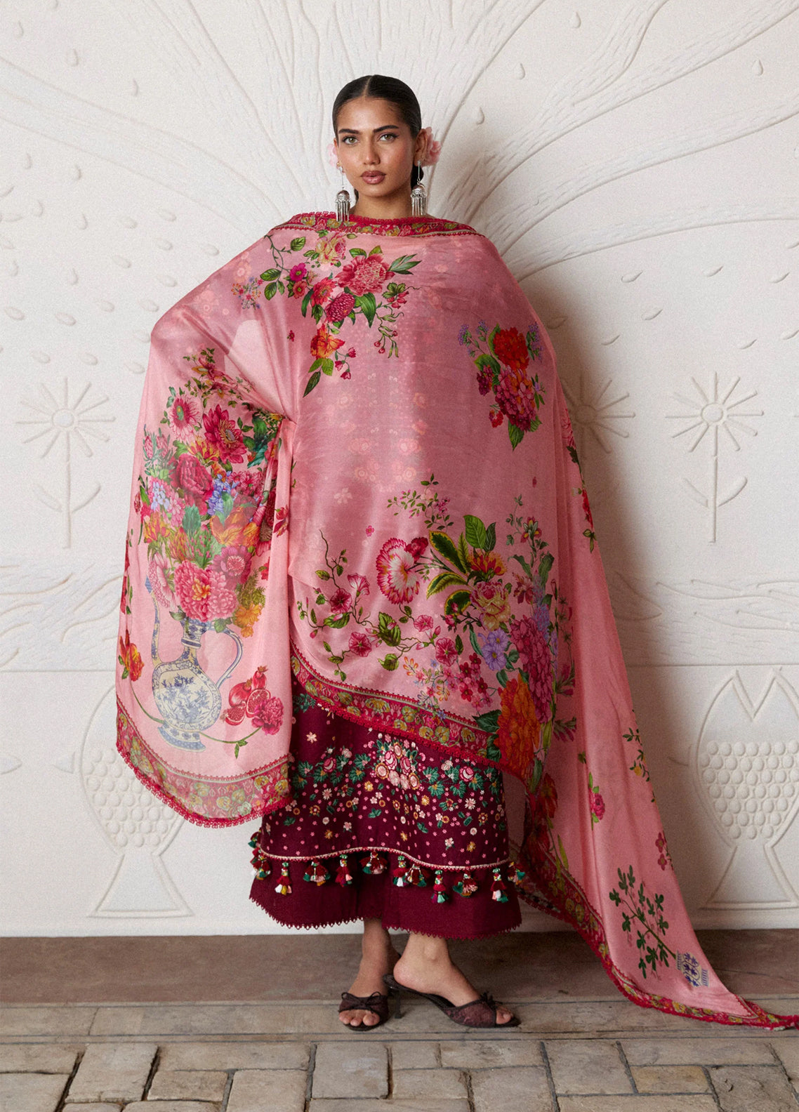 Zan By Hussain Rehar Embroidered Lawn 3 Piece Unstitched Suit HR26ZSS D-KESTANE Zan By Hussain Rehar Embroidered Lawn 3 Piece Unstitched Suit HR26ZSS D-KESTANE
