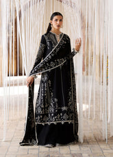 Zan By Hussain Rehar Embroidered Lawn 3 Piece Unstitched Suit HR26ZSS D-MESHKI