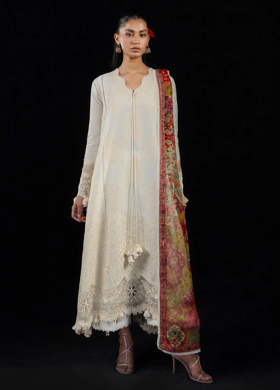 Zan By Hussain Rehar Embroidered Lawn 3 Piece Unstitched Suit HR26ZSS D-SEFI Zan By Hussain Rehar Embroidered Lawn 3 Piece Unstitched Suit HR26ZSS D-SEFI