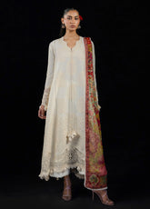 Zan By Hussain Rehar Embroidered Lawn 3 Piece Unstitched Suit HR26ZSS D-SEFI