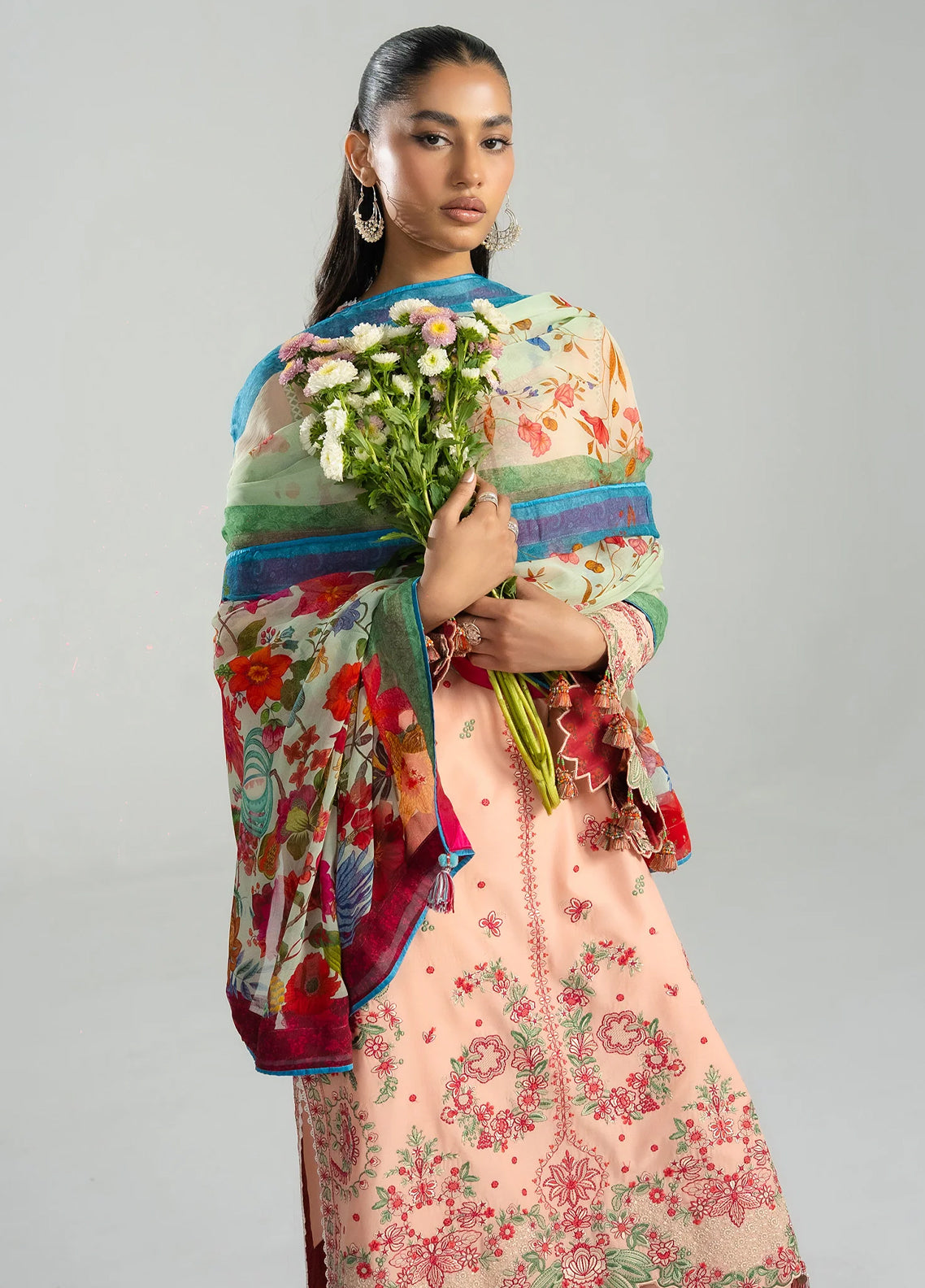Zan By Hussain Rehar Embroidered Lawn 3 Piece Unstitched Suit HR26ZSS D-SEFTALI Zan By Hussain Rehar Embroidered Lawn 3 Piece Unstitched Suit HR26ZSS D-SEFTALI