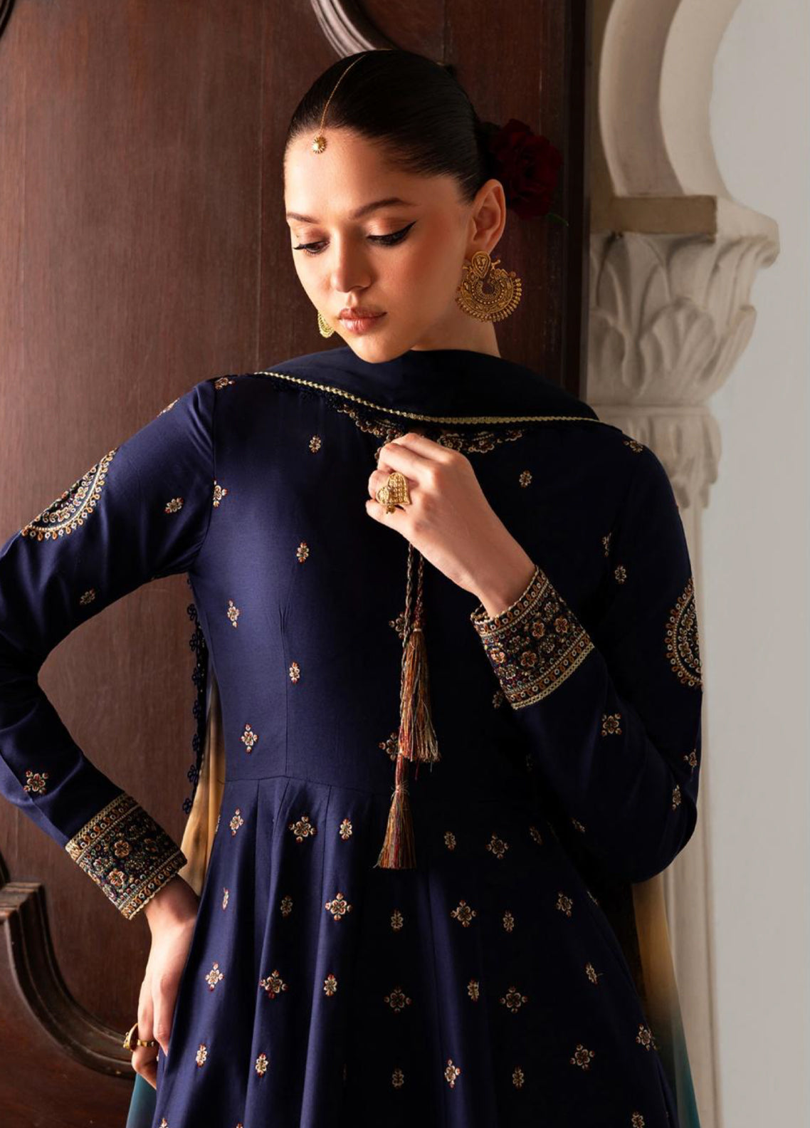 Zarif Embroidered Lawn 3 Piece Unstitched Suit ZF26SL D-02 RUELLE Zarif Embroidered Lawn 3 Piece Unstitched Suit ZF26SL D-02 RUELLE