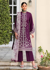 Zarif Embroidered Lawn 3 Piece Unstitched Suit ZF26SL D-08 KOYA