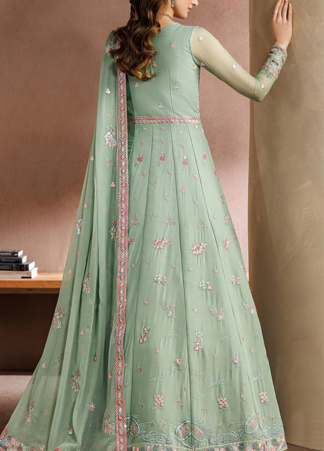 Zayrah By Zarif Formals Embroidered Chiffon 3 Piece Unstitched Suit ZF26ZF D-ZYR-06 SURILI Zayrah By Zarif Formals Embroidered Chiffon 3 Piece Unstitched Suit ZF26ZF D-ZYR-06 SURILI