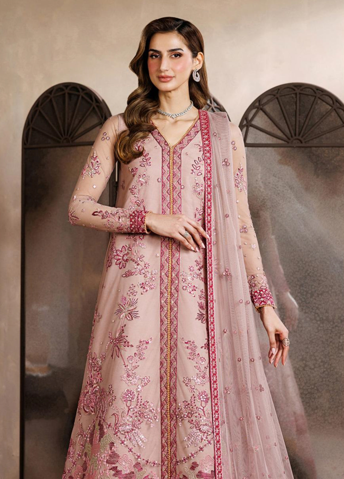 Zayrah By Zarif Formals Embroidered Net 3 Piece Unstitched Suit ZF26ZF D-ZYR-02 PARISA Zayrah By Zarif Formals Embroidered Net 3 Piece Unstitched Suit ZF26ZF D-ZYR-02 PARISA