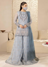 Zeenat By Flossie Kuch Khas Embroidered Chiffon 3 Piece Unstitched Suit FL26NV17 D-ZE-103