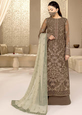 Zeenat By Flossie Kuch Khas Embroidered Chiffon 3 Piece Unstitched Suit FL26NV17 D-ZE-110