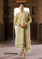 Zellbury Embroidered Lawn Suits Unstitched 3 Piece - ZB25CL 30828