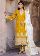 Zellbury Embroidered Lawn Suits Unstitched 3 Piece - ZB25CL 30829