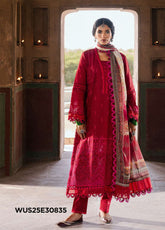 Zellbury Embroidered Lawn Suits Unstitched 3 Piece - ZB25CL 30835