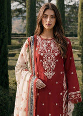 Zellbury Chikankari Embroidered Cotton 3 Piece Unstitched Suit WUC26E34062