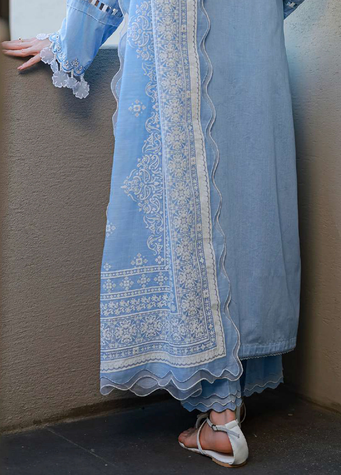 Zellbury Chikankari Embroidered Cotton 3 Piece Unstitched Suit WUC26E34066 Zellbury Chikankari Embroidered Cotton 3 Piece Unstitched Suit WUC26E34066