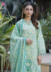 Zellbury Chikankari Embroidered Cotton 3 Piece Unstitched Suit WUC26E34075