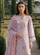 Zellbury Chikankari Embroidered Cotton 3 Piece Unstitched Suit WUS26E34097