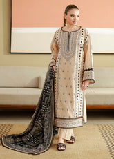 Zellbury Chikankari Embroidered Lawn 3 Piece Unstitched Suit WUC26E34047