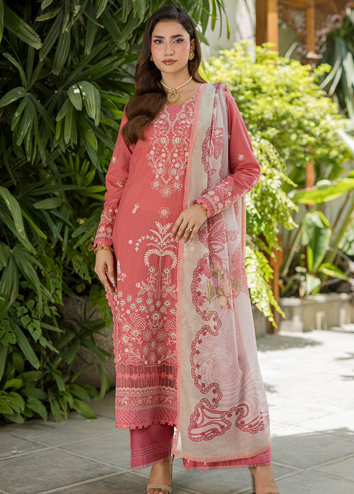 Zellbury Chikankari Embroidered Lawn 3 Piece Unstitched Suit WUS26E34082 Zellbury Chikankari Embroidered Lawn 3 Piece Unstitched Suit WUS26E34082