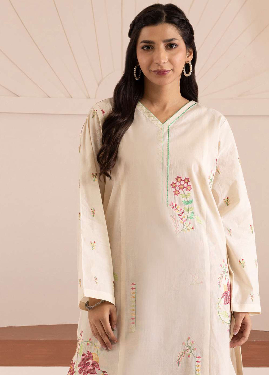 Zellbury Embroidered Cotton 2 Piece Unstitched Shirt Trouser WUS26E20184 Zellbury Embroidered Cotton 2 Piece Unstitched Shirt Trouser WUS26E20184